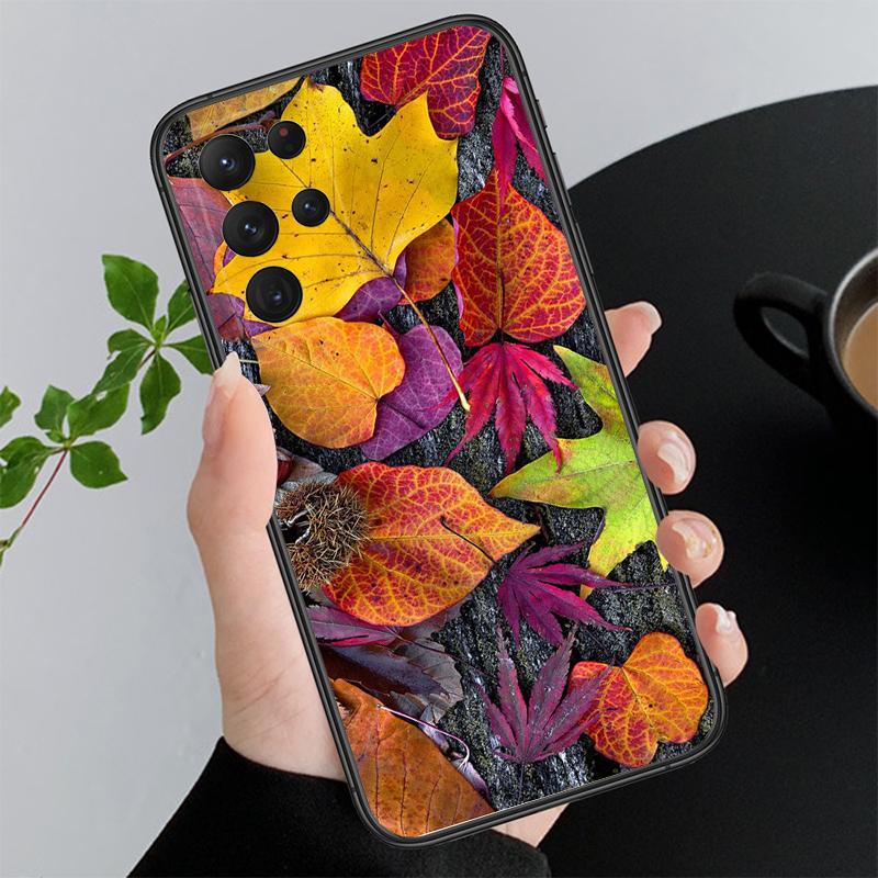 

Leaf Leaves Phone Case For Samsung S25 S24 S23 S22 S21 S20 Ultra S20 S22 S21 S21 S20 FE S24 Plus S21 Ultra