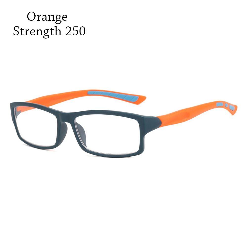 

Захист очей Окуляри для читання, що запобігають синьому світлу, надлегкі оптичні окуляри для чоловіків, жінок Strength 250 помаранчевий
