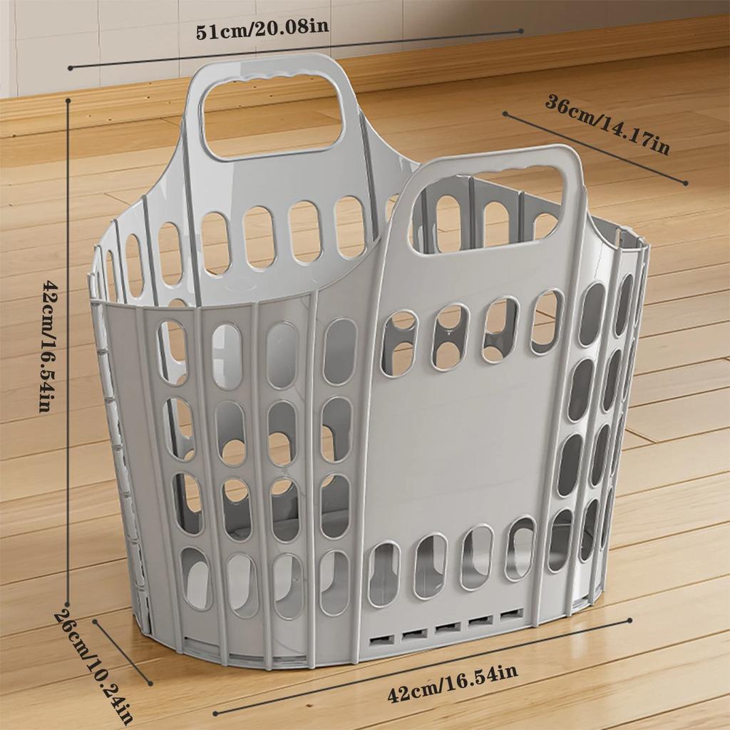 Foldable Laundry Basket with Large Capacity Storage bathroom storage basket Organizer for Home Dorm Space-Saving Clothes Hamper