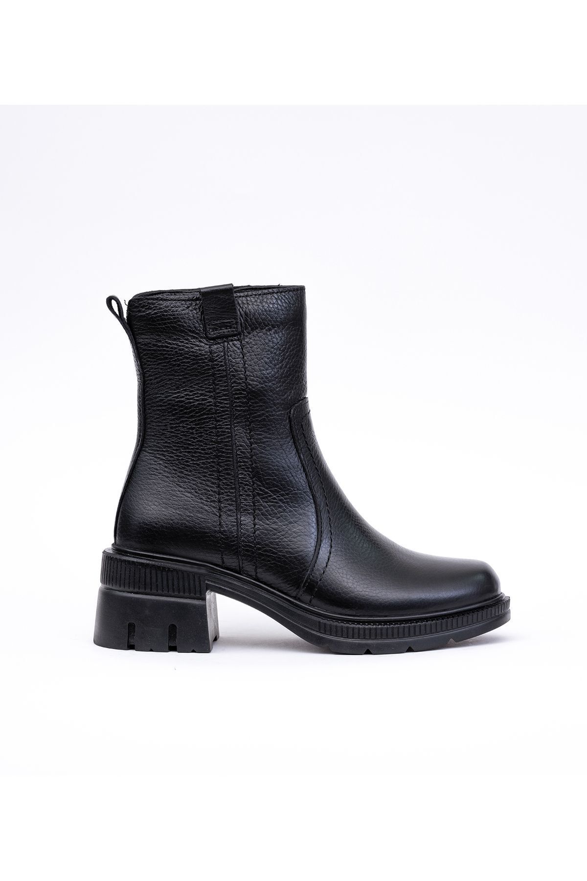 

Women Modern Stylish Fashion Genuine Leather Women Genuine Leather Winter High Heel Zipper Boots 40