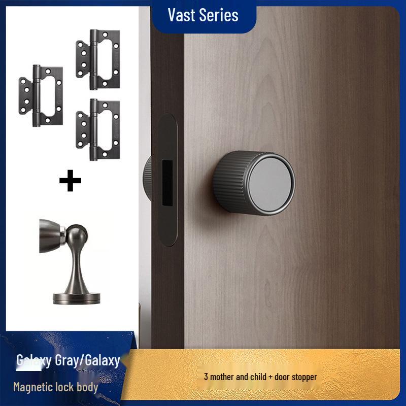 Minimalist Universal Indoor Door Handle Set for Bedroom and Bathroom