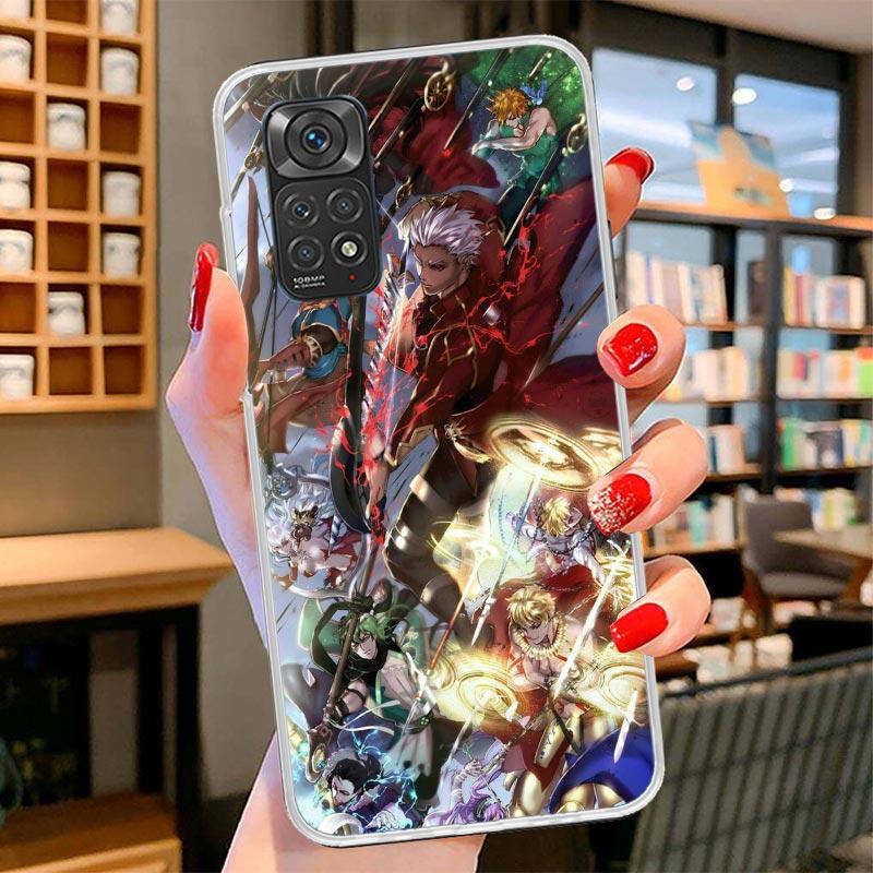 Fate Zero Stay Night Saber Cover Phone Case For Xiaomi Redmi Note 15 14 13 12 11 10 Pro Plus 14S 12S 11S 11T 11E 10S Soft Fundas