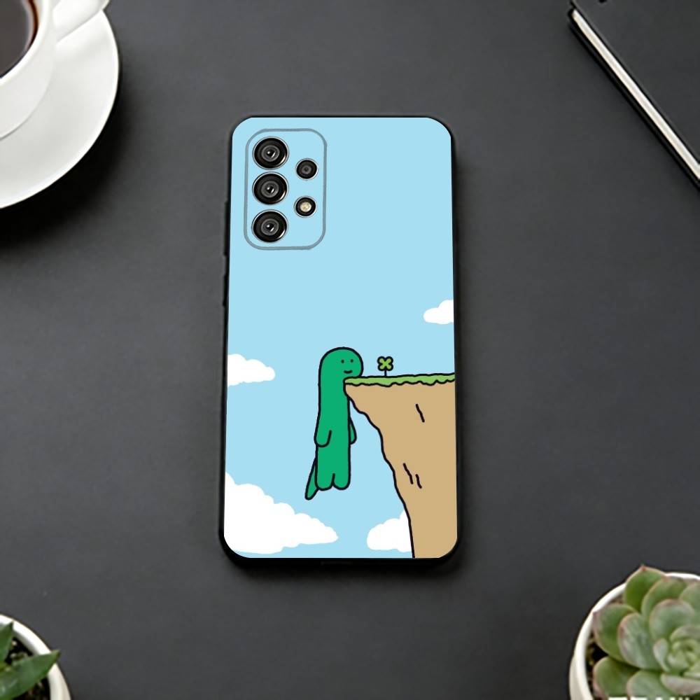 Cute J-Joguman D-Dinosaurs Phone Case For Samsung S25,S24,S21,S22,S23,S30,Ultra,S20,Plus,Fe,Soft Silicone Black Cover