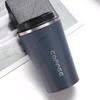 1Pc New Creative 304 Stainless Steel Coffee Cup Light Luxury High-end Office Double-layer Portable High-value Coffee Cup