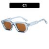 Men Vintage Rectangle Frame Sunglasses Fashion Retro Sun Glasses Luxury Brand Design UV400 Shades Eyewear Women Lentes