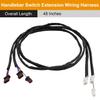 48 Inch Handlebar Switch Extension Wiring Harness Kit with CAN Bus NHCX-CB14 for Harley-Davidson Touring Electra Glide, Road Glide, Road King, Street