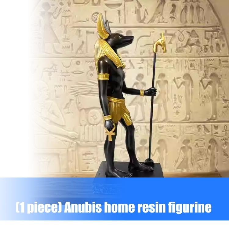 Estatua Egipcia de Anubis Coleccionables Figura Escultura de Personaje Místico Egipcio Decoraciones Modernas para el Hogar Centros de Mesa