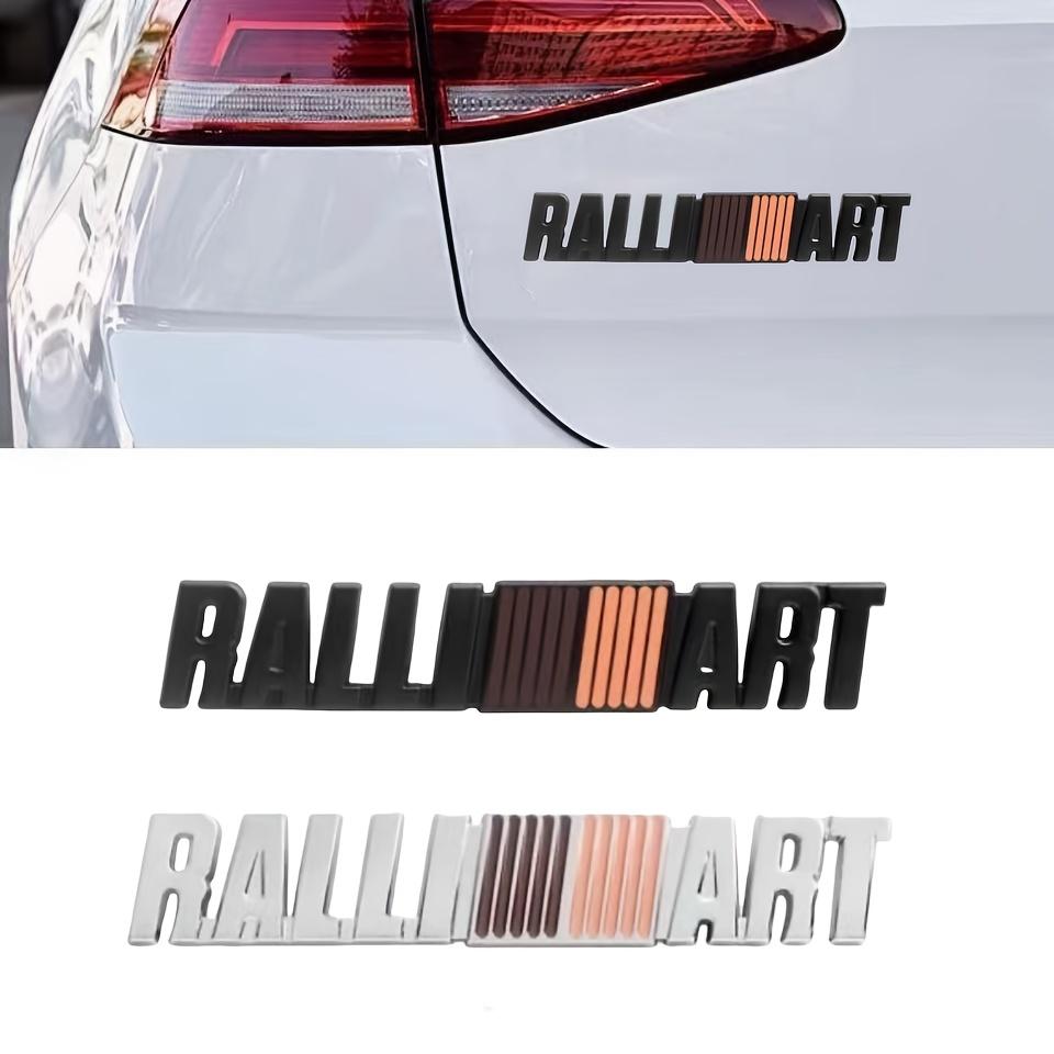 Customize Your Car With A Unique RALLIART English Logo Which Is Waterproof And Sunproof To Decorate Your Car Body.