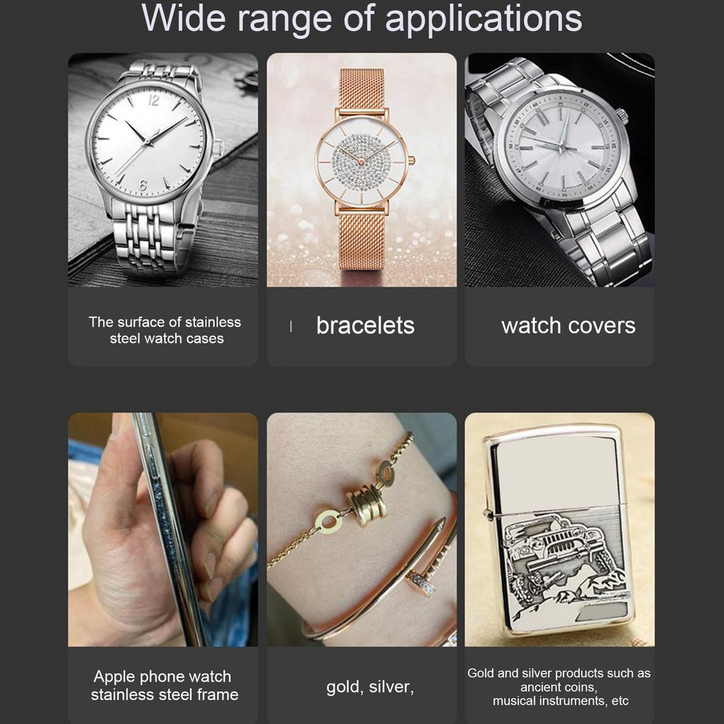 30g Uhrenkratzerentferner Metallschmuck Poliercreme Langzeitschutz Reinigungs-Schleifpaste für Armbänder Halsketten