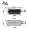 Applicable Stainless Steel/Carbon Fiber Rear Exhaust Pipe for Z400 R3 MT07 Z900 Sai600 M11