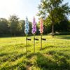Solar Delphinium Light, Outdoor Solar Flower Light, Waterproof Solar Delphinium Garden Light for Yard Patio Pathway Decoration