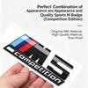 3D ABS M Logo Car Rear Trunk Emblem Badge Sticker For BMW M M1 M2 M3 M4 M5 M6 M7 M8 E46 E36 E34 F10 E90 F30 E60 E53 E30 E92 E87 LNJ0
