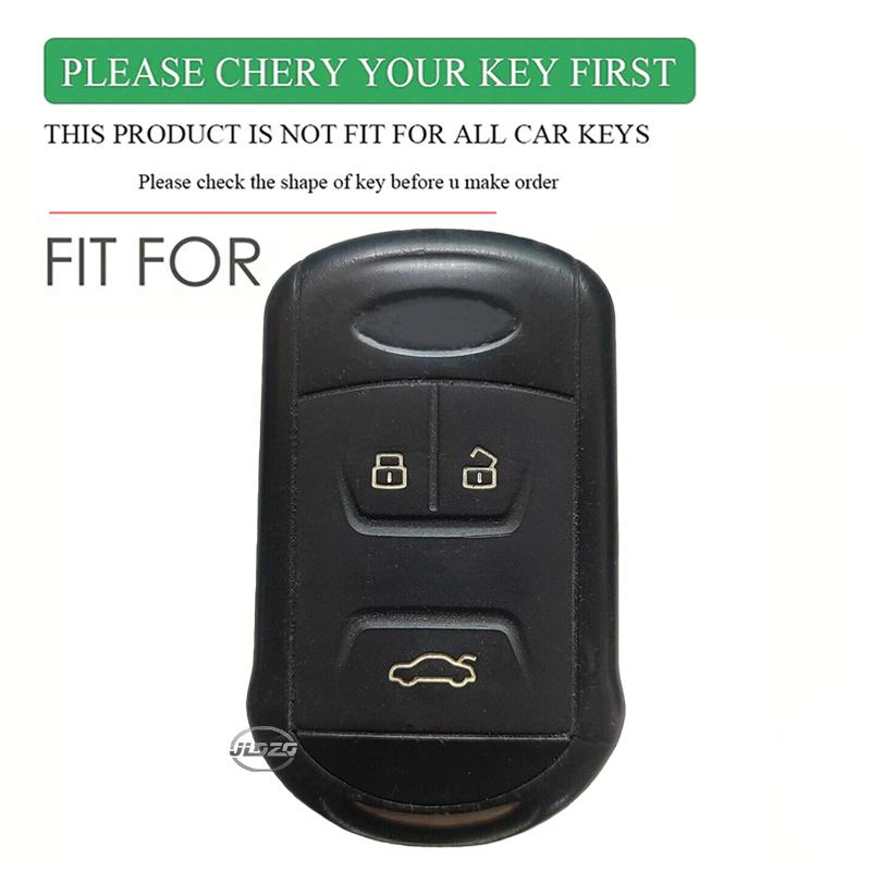 Silicone 3 Buttons Remote Case Key Cover Protection Holder For Chery Tiggo 8 3 5 Tiggo 4 Gx Arrizo 5 Key Case