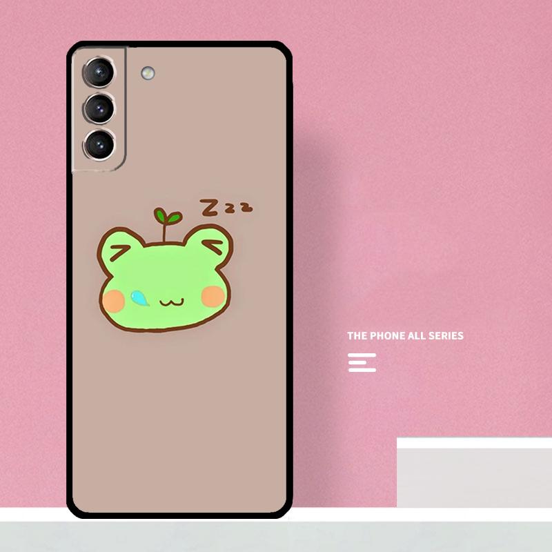Cute Cartoon Frog Phone Case For Samsung Galaxy S25 S26 Ultra S20 S21 S22 S23 S24 S10 Plus S25 FE Cover Coque