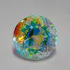 Rainbow Topaz Loose Gemstone Mystic 56.30 Ct Round Cut for Jewelry Making and Gem Collections