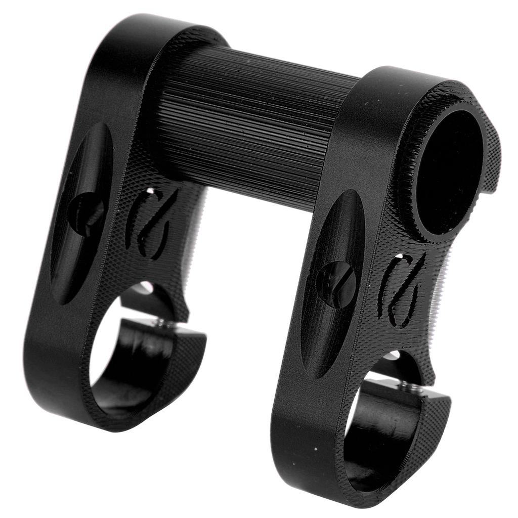 Folding Bike Handlebar 25.4MM Stem Aluminum Alloy Hollow SP8 Modified Double StemBlack