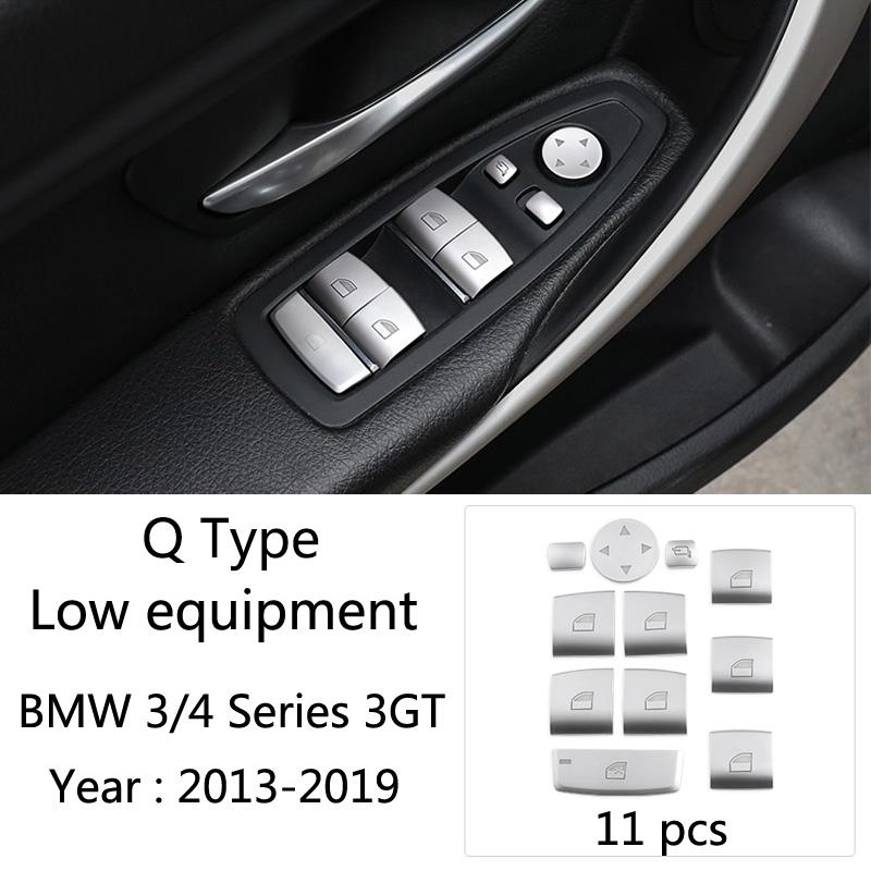 Car Inner Center Console Gear Shift Box Sequins Cover Trim Strips Sticker covers For BMW 3 4 Series 3GT F30 F31 F32 F33 F34 F36
