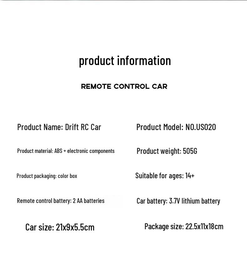 Half-Scale High-Speed Rechargeable RC Drift Car: 4WD, Electric Lights, Realistic Model Toy for Kids