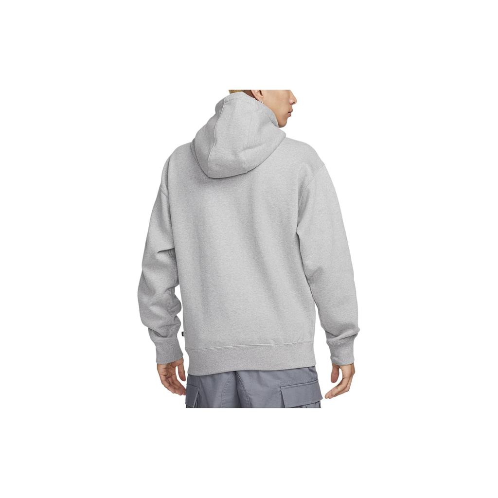 Nike Felpa con cappuccio SB con stampa a motivo a maniche lunghe casual da uomo top grigio FN2557-063