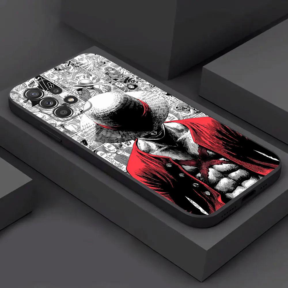Ones Pieces Luffy Zoro Fashion Phone Cover For Samsung Galaxy A56 A57 5G A37 A55 A36 A26 A17 A07 A35 A34 A53 A54 A52 A73 72 Case