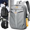 Men's Solid Color Business Backpack with Custom Logo Options - Stylish, Multi-functional, and Casual.