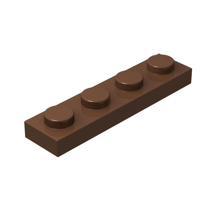 MOC 3710 Assembles Particles Accessories Components 1x4 Normal Board 20PCS Bricks Colorful Building Blocks Educational Toy City
