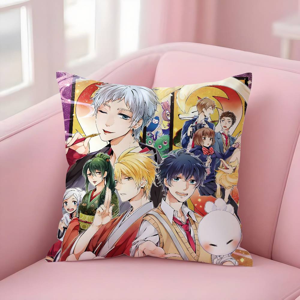 Anime F-Fukigen Na MononokeanS Pillow Case Soft Plush Fabric Double Sided Print Decorative Home Living Room Gift Cushion Cover