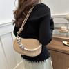 Trendy Fashion Design Single Shoulder Crossbody Bag Simple Stylish 2024 Spring Large Capacity Crossbody Bag