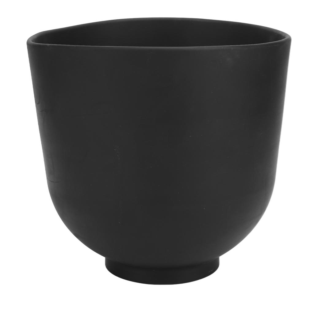 Facial Mixing Bowl DIY Silicone Mixing Pure Color Bowl for Facial Mask Cosmetic Beauty Tool Black