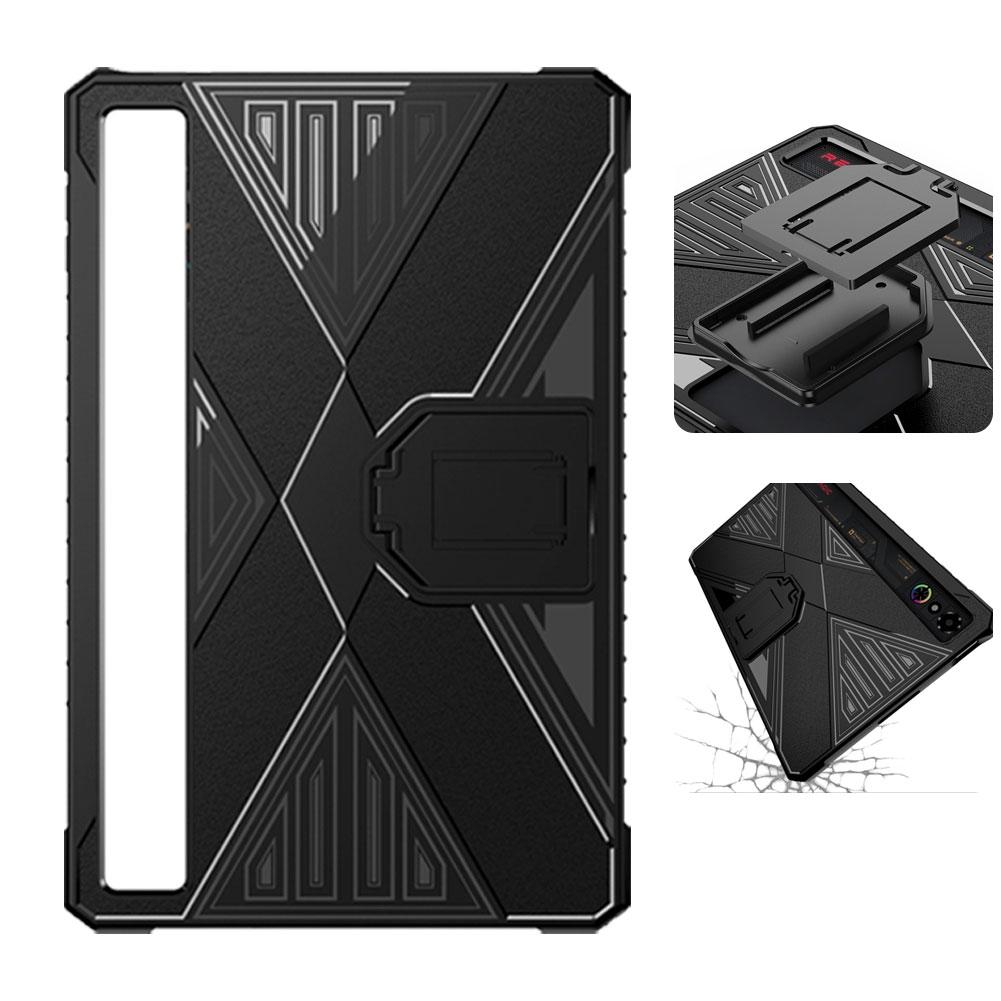 For Nubia Red Magic 3 PRO Protective Soft Case With Bracket Shockproof Gaming Tablet TPU PC Case Tablet Full Protection Shockpro