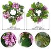 Hydrangea Eucalyptus Leaf Candlestick Small Wreath Simulation Green Plant Indoor Wedding Desktop Decoration Ornament