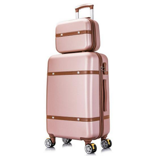 Retro Large Capacity Suitcase with Universal Wheels, Trolley Cabin Luggage for Men and Women