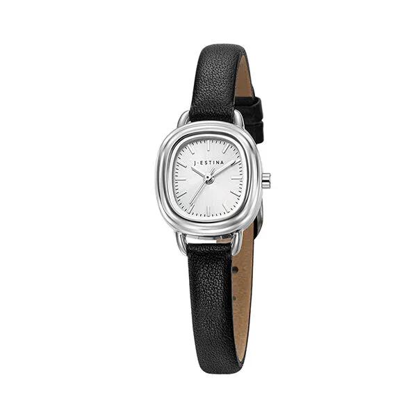 AMICO Round Leather Watch - Black (JWM1LE4BS403WHBK0)