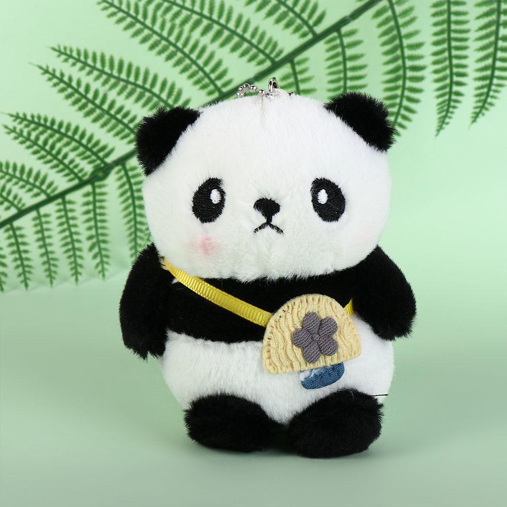 Plush Cute Panda Keychain PP Cotton  Trend   Christmas Gift