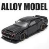 New 1/32 Challenger SRT Hellcat 2024 Alloy Car Model Sound and Light Pull Back Children's Toy Collectibles Birthday Gift