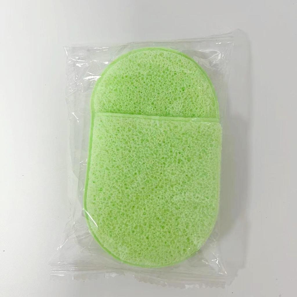 Konjac Face Wash Glove - Exfoliating Puff for Cleansing, Scrubbing, and Makeup Removal.