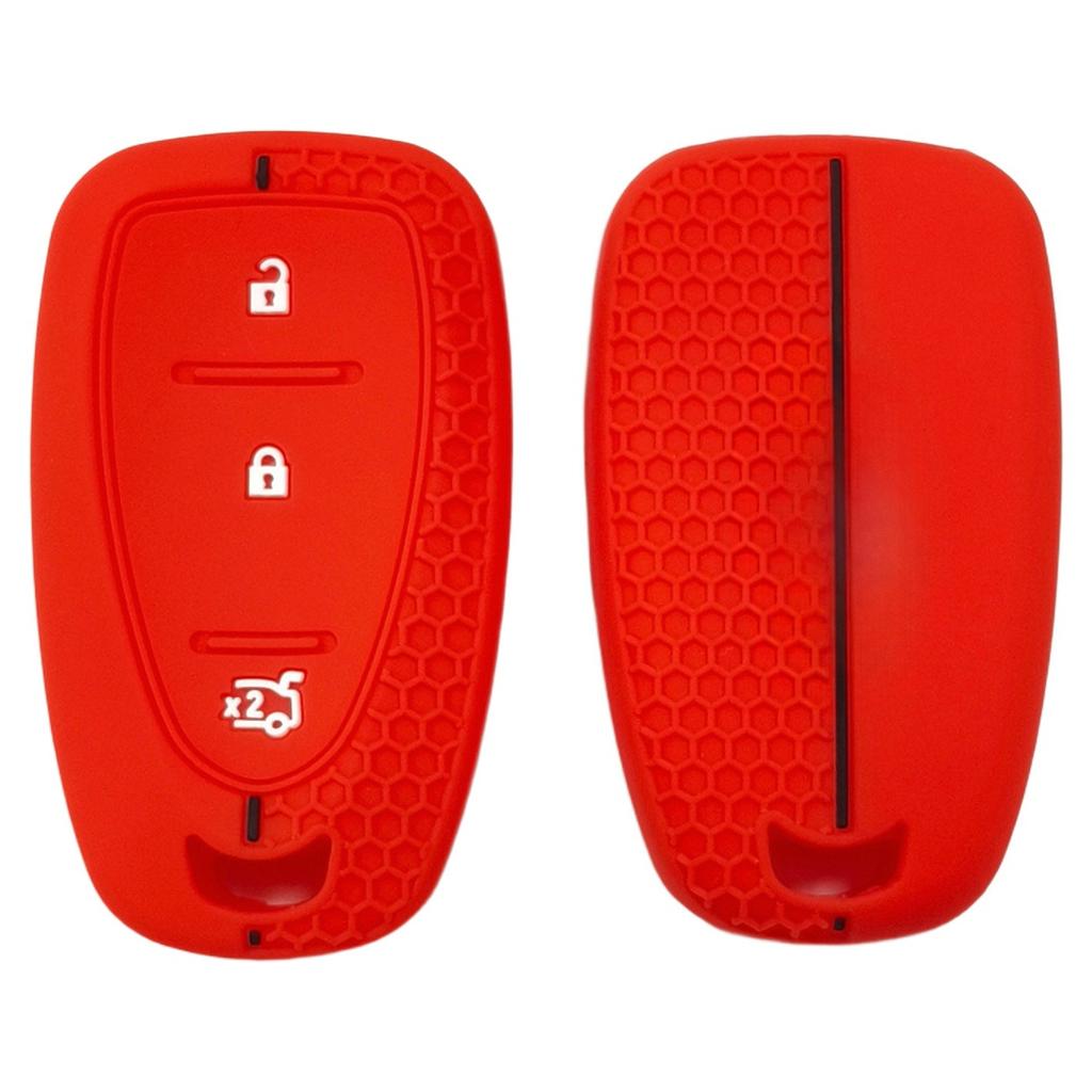 Rubber Car Key Fob Cover Silicone Protector Case for Chevrolet 2015 Cruze Epica Captiva Ecruits SAIL Aveo 3button Key Accessory