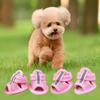 Puppy Shoes 4 Pieces Large Dog Shoes Puppy Boots Pet Supply For Night Hiking Daily Home Garden Park Outdoor Floor Travel