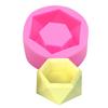 Sechseckige Silikonform DIY Blumentopf Vase Form Büro Dekoration Ton Aromatische Gipsform