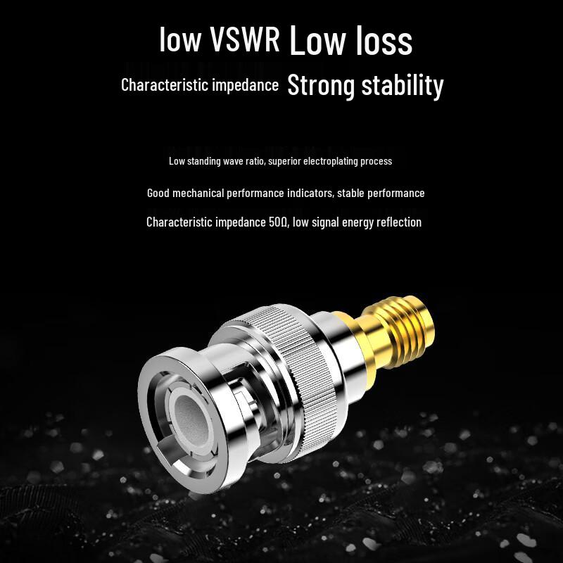 Bo Yang SMA Female to BNC Male RF Coaxial Adapter