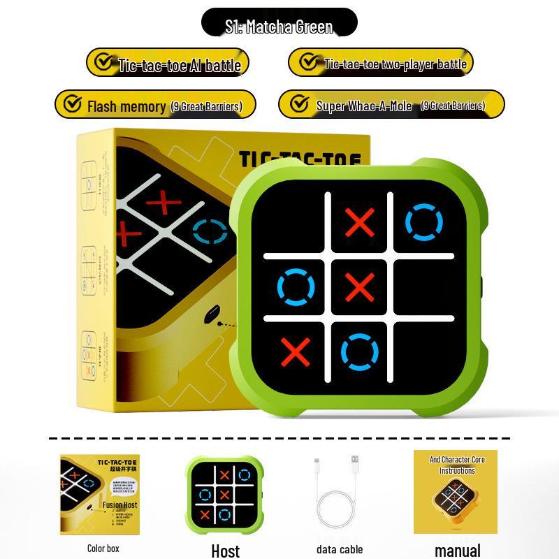 Hot Sale: All-in-One Electronic Tic-Tac-Toe Board Game - Fun, Educational Toy and Gift for Children's Day