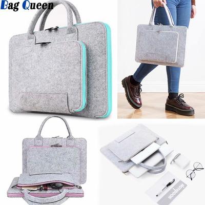 5 11 12 13 14 15 16 17 pulgadas funda de fieltro para ordenador portátil funda para ordenador portátil funda de transporte de piel bolsa duradera