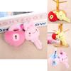 Keychain Heart Lock Plush Toy With Soft Short Plush For Girls Birthday Gift Accessories