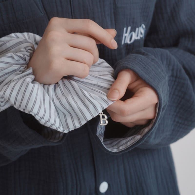 Boil House Sunset Stripe Pendant Scrunchie