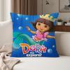 Cartoon DDora The EExplorer Adventure Pillow Case Suitable For Bedrooms Living Rooms Cars Home Decoration