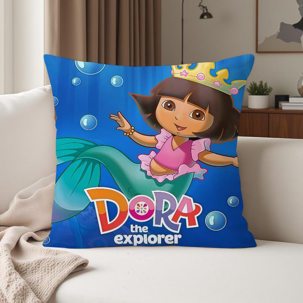 Cartoon DDora The EExplorer Adventure Pillow Case Suitable For Bedrooms Living Rooms Cars Home Decoration