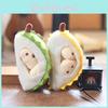 Durian Plush Toy Keychain Pp Cotton Stuffed Animal Bag Charm Gift For Kids Teens