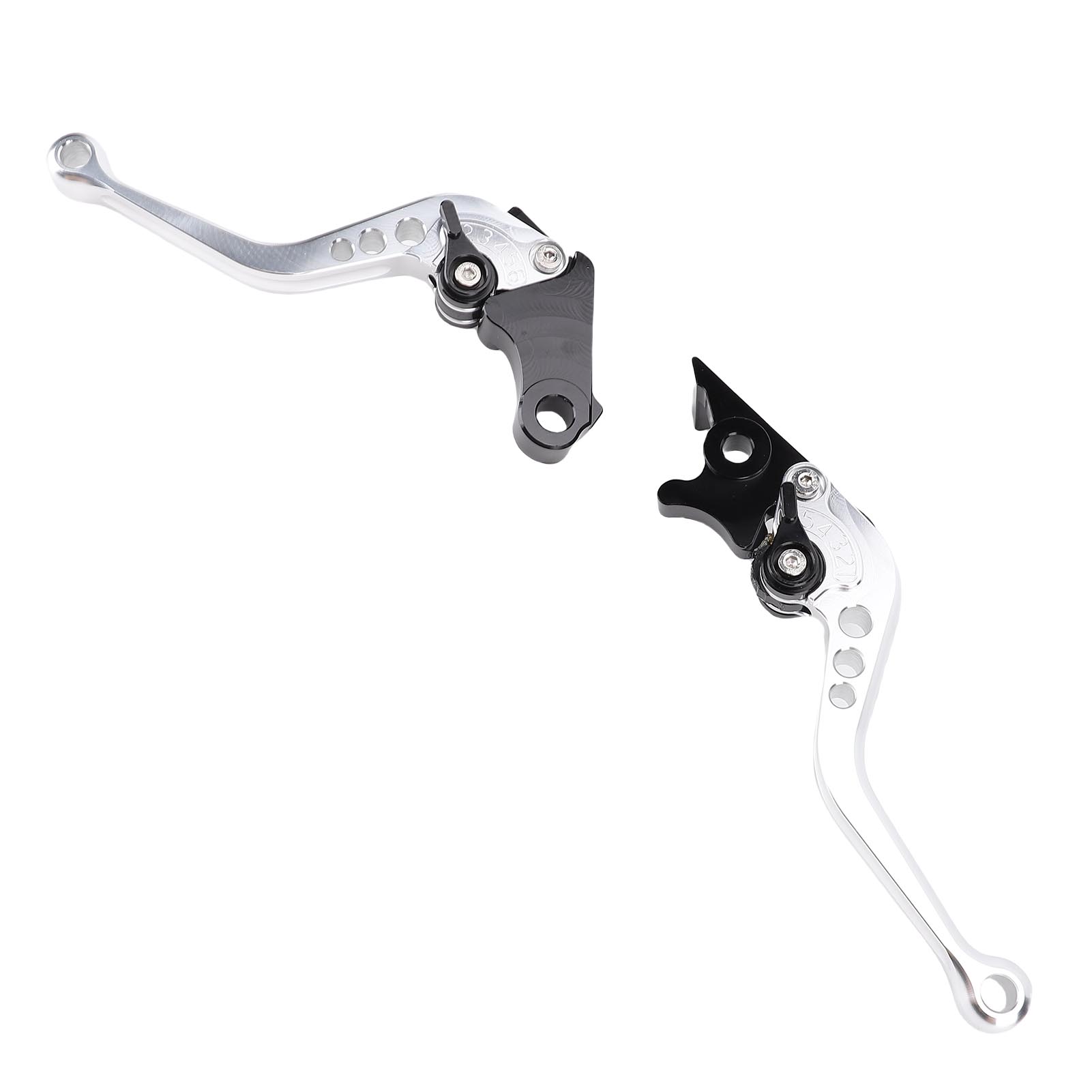 

Brake Clutch Lever Aluminum Alloy Anodized Adjustable Motorcycle Hand Lever Replacement for GB350S CB350 RS Silver серебряный