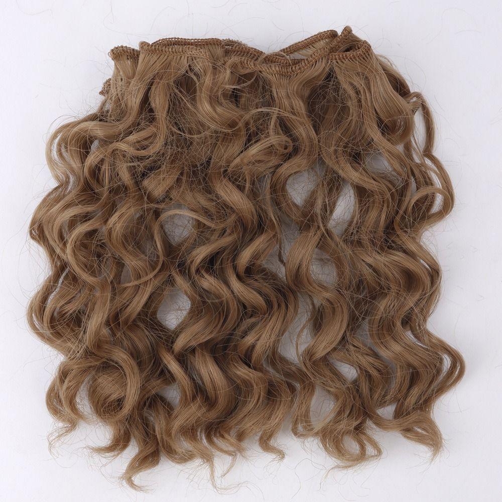 Hochtemperatur-Draht BJD-Puppe Lockiges Haar Imitation Locken Puppenhaar BJD-Perücke DIY DIY-Sachen