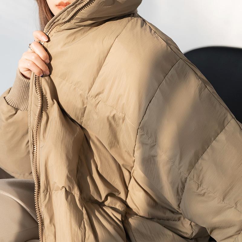 New down padded clothes women's winter long padded jackets loose over the knee trendy padded jackets